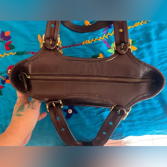 Vintage Coach rare Legacy Bonnie Cashin brown leather purse. EUC! - Picture 5 of 12